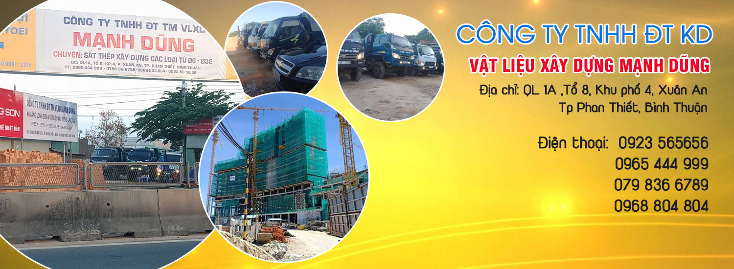 VẬT LIỆU XÂY DỰNG MẠNH DŨNG